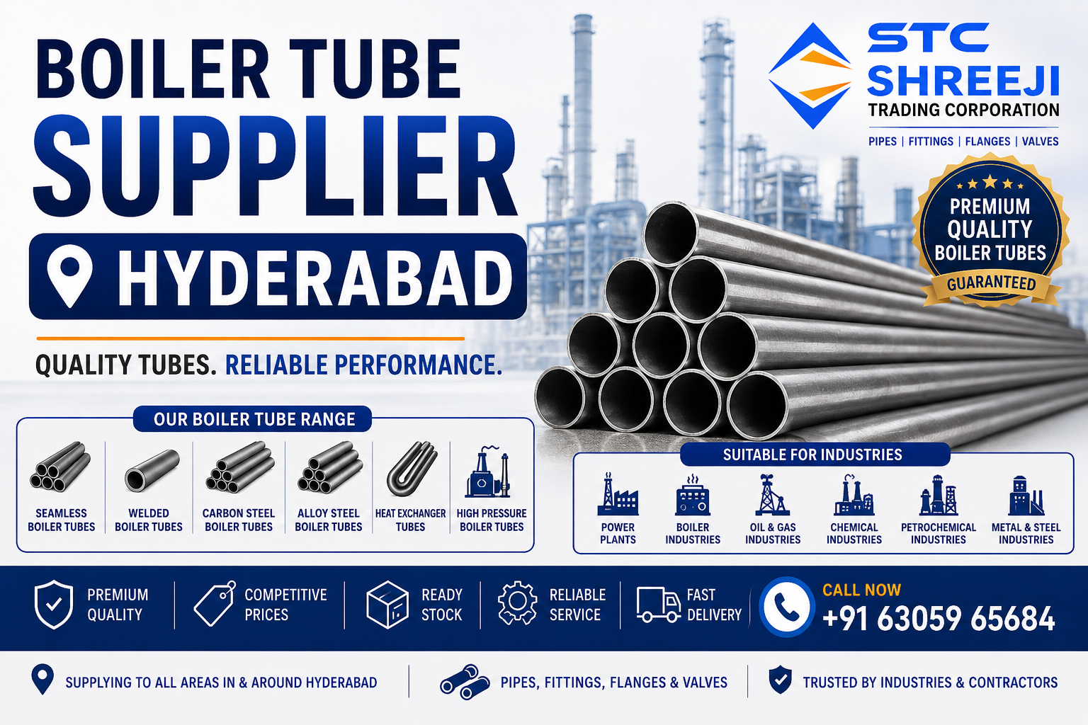 Boiler Tube Supplier Hyderabad