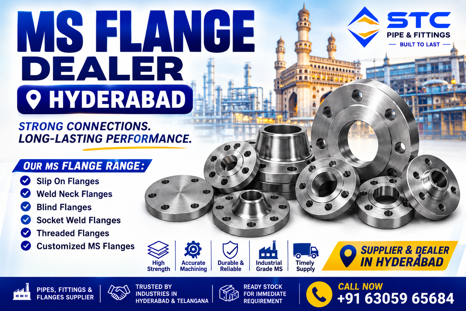 MS Flange Dealer Hyderabad