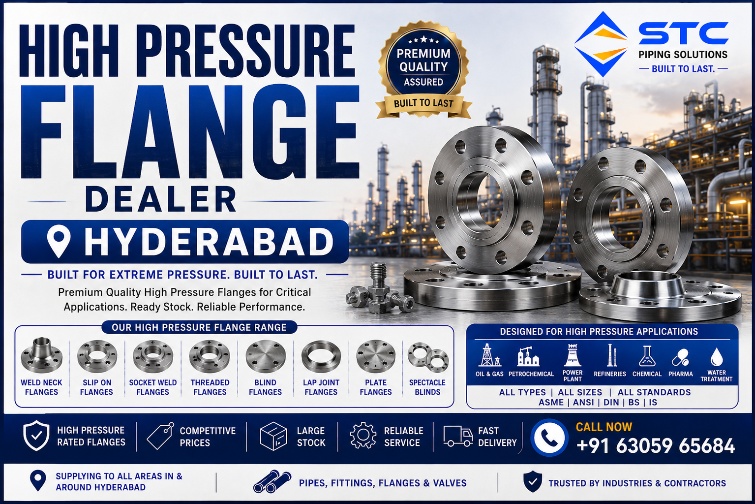 High Pressure Flange Dealer Hyderabad