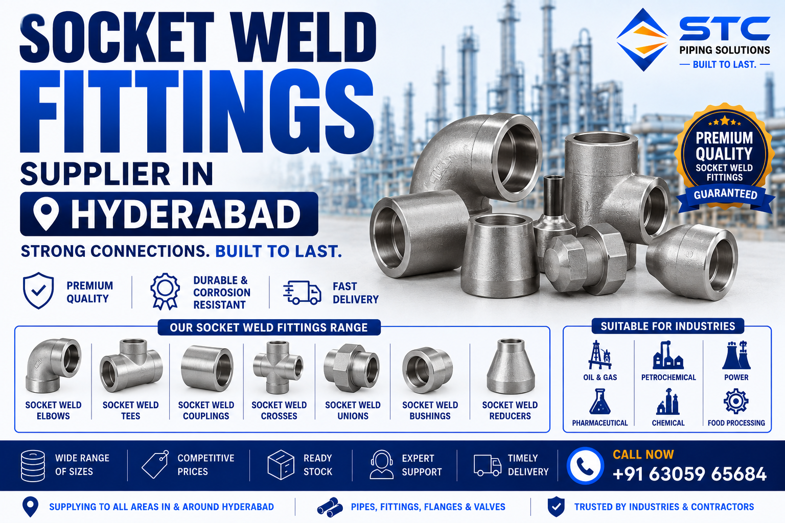 Socket Weld Fittings Supplier Hyderabad