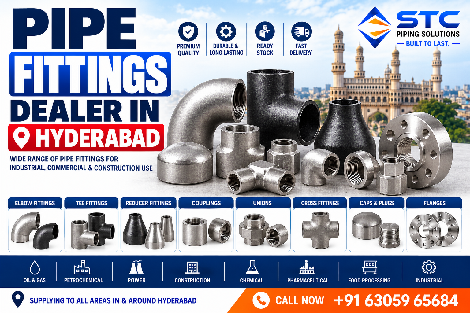 Pipe Fittings Dealer Hyderabad