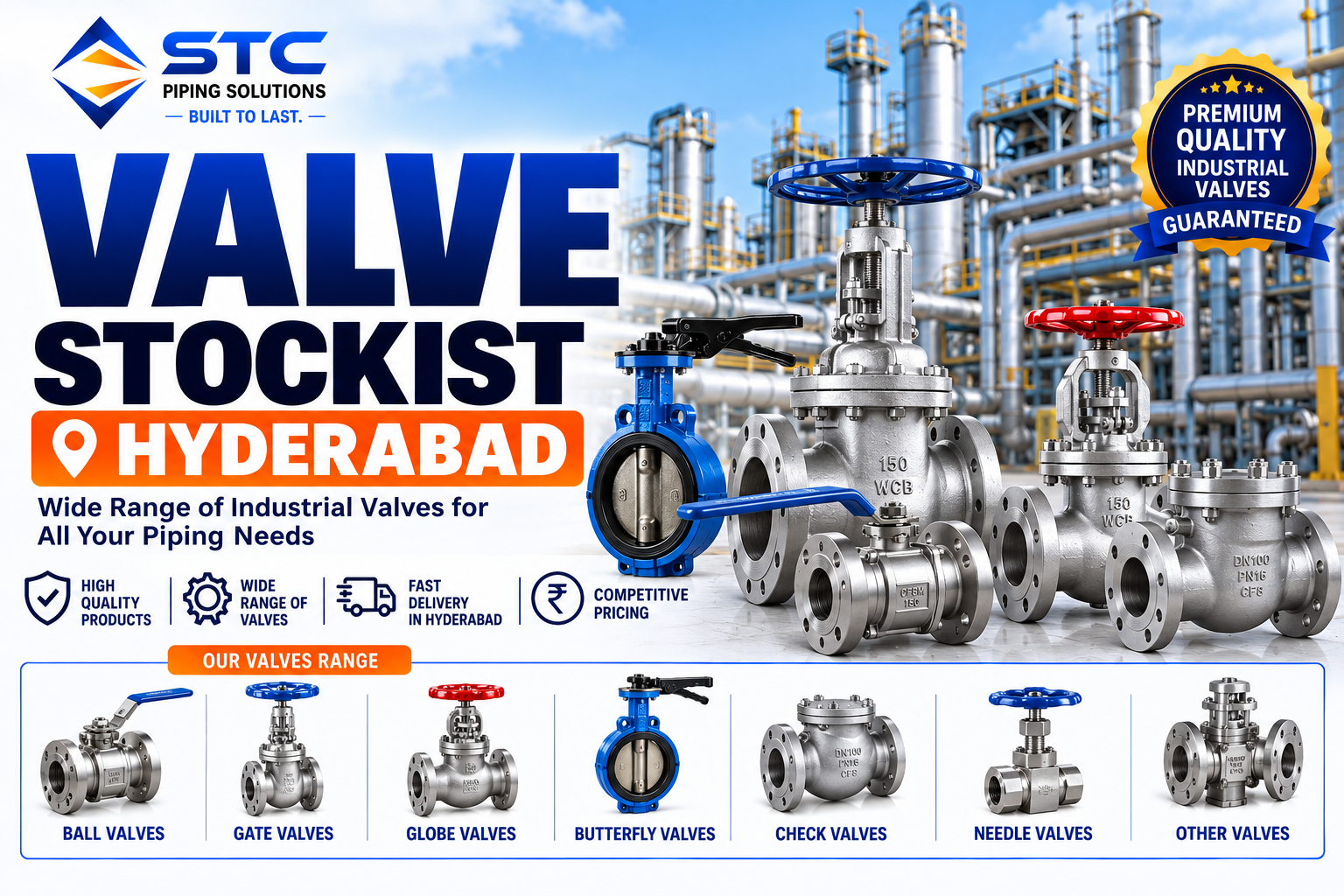 Valve Stockist Hyderabad