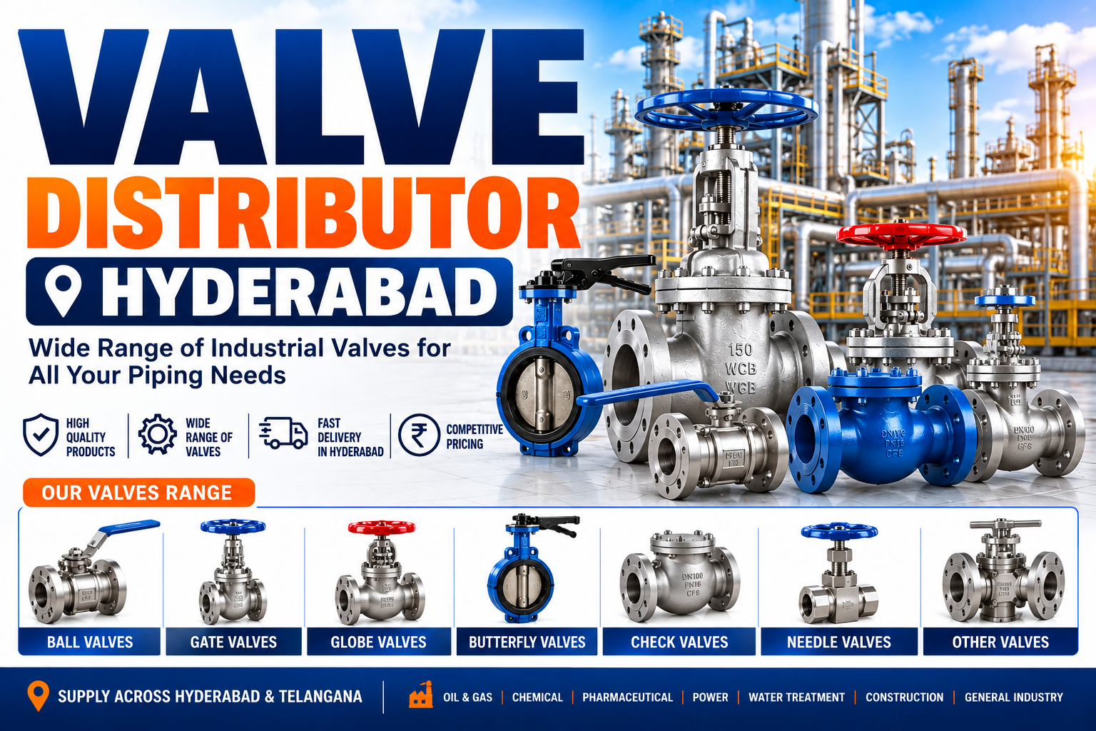 Valve Distributor Hyderabad